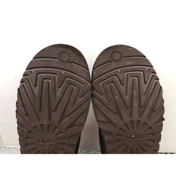 Ugg Neumel Brown Leather Fur Lined Casual Daily Winter Boots Mens 13 1008908 - Picture 8 of 12